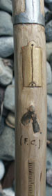 Mason's Custom Cane with Symbolsim Closeup 5