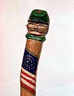 Civil War Soldier Walking Stick (View larger picture)