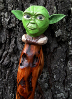 Yoda Character for a Walking Stick