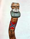 General Robert E Lee Character for a Walking Stick